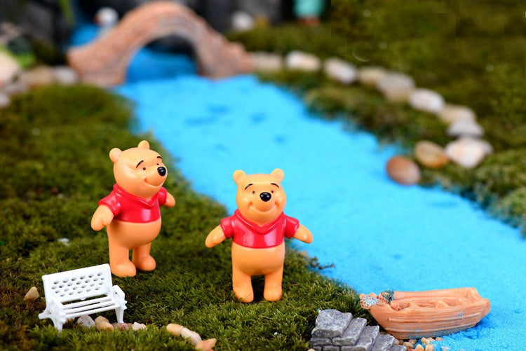 Set pooh and million 美しく、独創的で斬新なコレクション Miniature Winnie The Pooh – Micro Landscape Design
