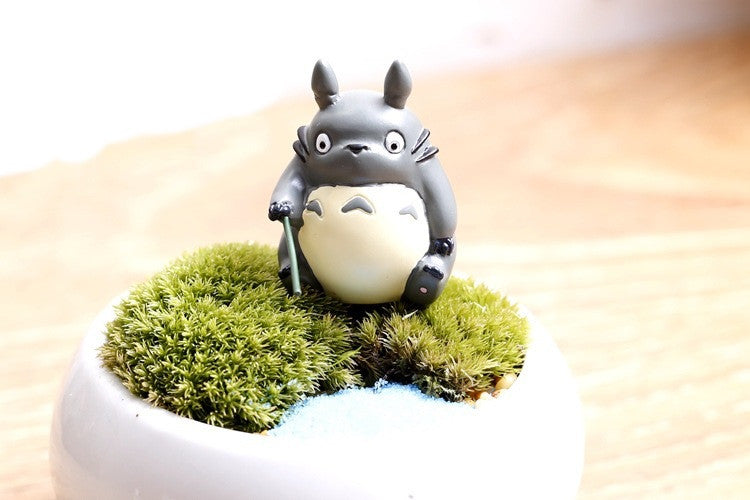 Miniature Fishing Totoro – Micro Landscape Design