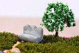 Fairy Garden Stone Bench
