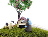 Miniature Cow Barn Set (4 pcs)