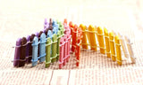 Fairy Garden Miniature Multi Color Fences (5 pcs)