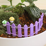 Fairy Garden Miniature Multi Color Fences (5 pcs)