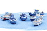 Miniature Fishing Boats (2 pcs)
