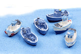 Miniature Fishing Boats (2 pcs)