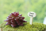 Miniature Fairy Garden Road Sign (2 pcs)