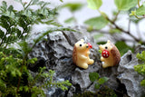 Miniature Hedgehog with Mushroom (2 pcs)