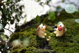 Miniature Hedgehog with Mushroom (2 pcs)