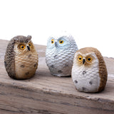 Miniature Owl Snowy (3 pcs)
