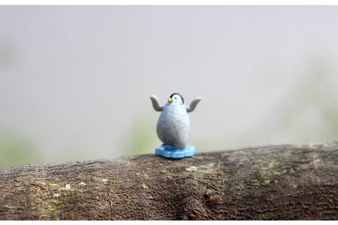 Miniature Penguin Gray Color