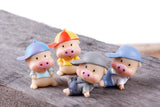 Miniature Piggy Figurines (4 pcs)