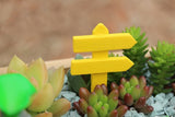 Miniature Fairy Garden Road Sign (5 pcs)