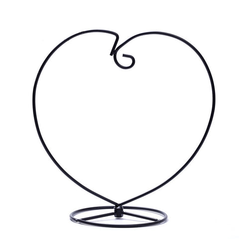 Glass Globe Stand Heart Shape