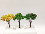Fairy Garden Miniature Flowering Trees (3 pcs)